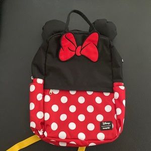 Loungefly X Disney Minnie Mouse Cosplay Square Nylon Backpack